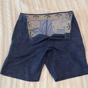 Callaway Men's Navy Blue Athletic Golf Shorts